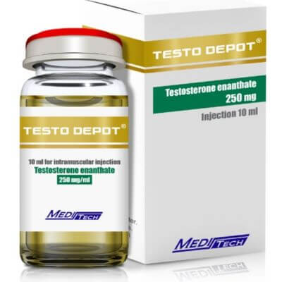 Testo Depot 250 (Testosterone Enanthate 250 mg) 10 ml Vial Meditech